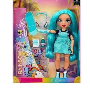 Rainbow High Doll Blu Brook with Vibrant Teal Hair and Accessories NWT